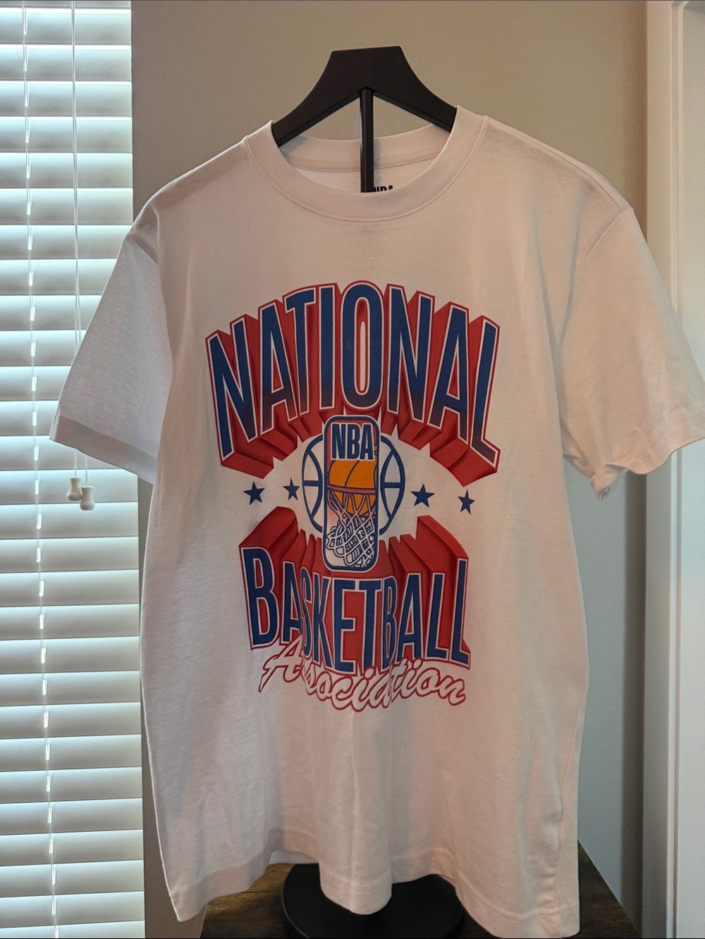 NBA Graphic Tee with Team Logos on Back